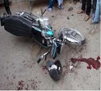 مرگ ۲تن در تصادف موتورسیکلت با کامیونت شهرداری